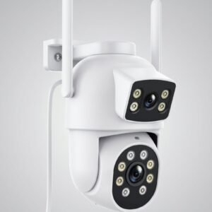 Cámara De Seguridad 6mp Wifi Doble Lente Visión Nocturna ip65