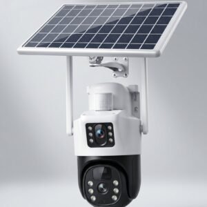 Cámara de Seguridad Exterior Solar 360° Wi-Fi 4MP Full HD con Visión Nocturna y Audio Bidireccional