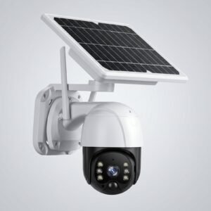 Cámara de Seguridad Inteligente Solar WiFi PTZ con Visión Nocturna y Audio Bidireccional