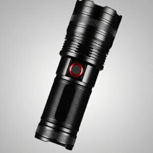 Linterna LED Recargable 2000 lm con Zoom y Resistencia al Agua