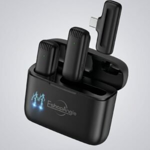 Micrófono Inalámbrico Doble Solapa + Estuche Entrada Usb C