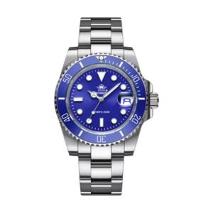 Reloj Addiesdive 2QZ - Plateado, esfera azul
