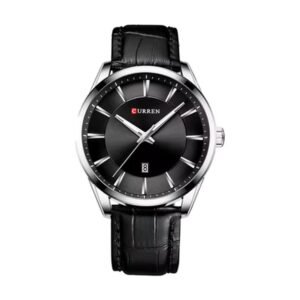 Reloj Curren 8365 - Cuero negro, esfera negra
