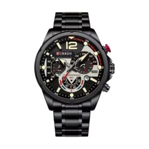 Reloj Curren 8395 - Negro, esfera negra