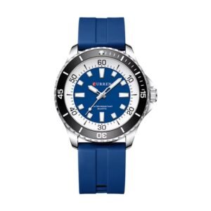 Reloj Curren 8448 - Correa azul, esfera azul
