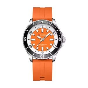 Reloj Curren 8448 - Correa naranja, esfera naranja