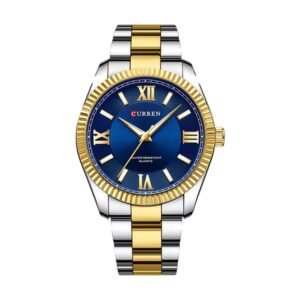 Reloj Curren 8453 - Bicolor, esfera azul