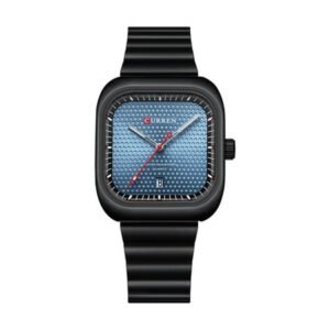Reloj Curren 8460 - Negro, esfera celeste