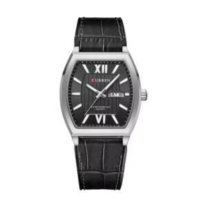 Reloj Curren 8478 - Cuero negro, esfera negra