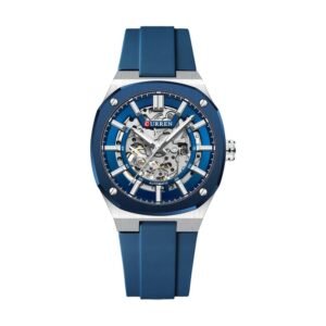 Reloj Curren 8485 Auto - Correa azul, caja azul