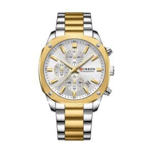 Reloj Curren 8490 - Bicolor, esfera blanca