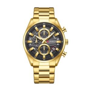 Reloj Curren 8495 - Dorado, esfera negra