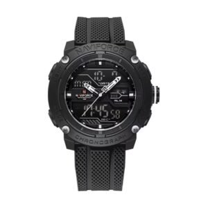 Reloj Naviforce 7114 - Correa negra, caja negra