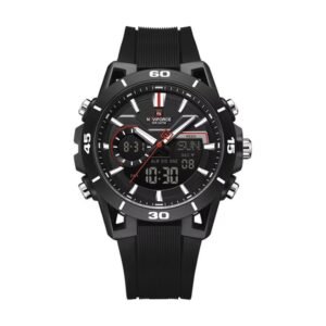 Reloj Naviforce 7135 - Correa negra, caja negra