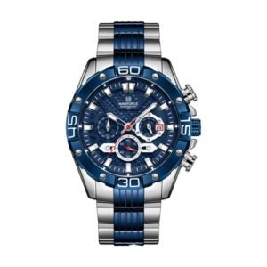 Reloj Naviforce 8019 - Plateado y azul, esfera azul