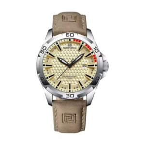 Reloj Naviforce 8023 - Cuero café claro, esfera beige
