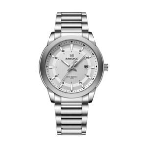 Reloj Naviforce 8029 - Plateado, esfera plateada