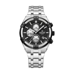 Reloj Naviforce 8042 - Plateado, esfera negra