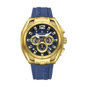 Reloj Naviforce 8063 - Correa azul, caja dorada