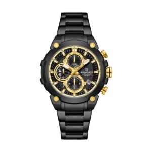 Reloj Naviforce 8071 - Negro y dorado