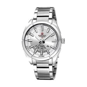 Reloj Naviforce 9038 - Plateado, esfera blanca