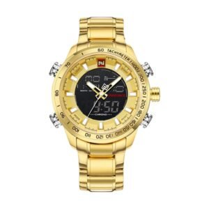 Reloj Naviforce 9093 - Dorado, esfera negra