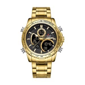 Reloj Naviforce 9182 - Dorado, esfera negra