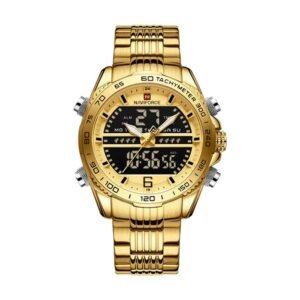 Reloj Naviforce 9195 - Dorado, esfera dorada