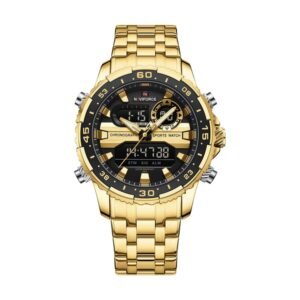 Reloj Naviforce 9234 - Dorado, esfera negra