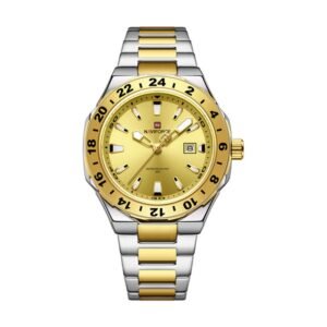Reloj Naviforce 9249 - Bicolor, esfera dorada