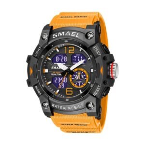 Reloj Smael 8007 - Negro y naranja