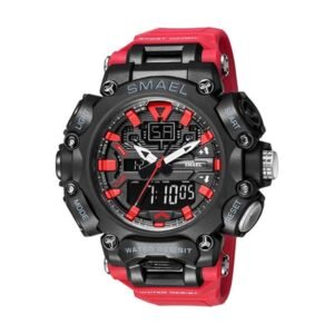 Reloj Smael 8053 - Negro y rojo
