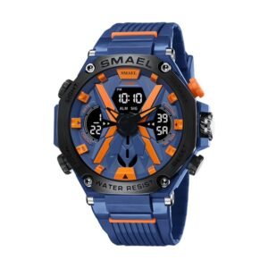 Reloj Smael 8087 - Azul y naranja