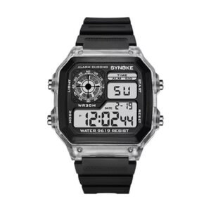 Reloj Synoke 9619 - Plateado y negro